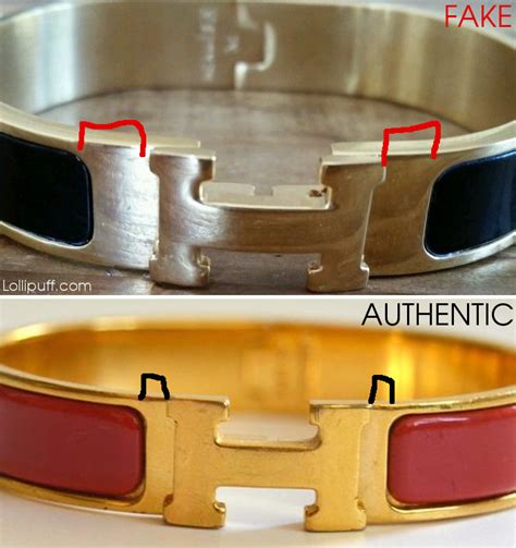 real vs fake hermes h bracelet|authentic hermes clic clac bracelet.